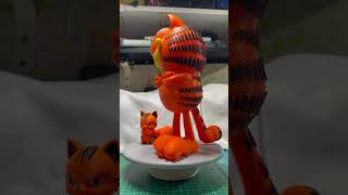 Printed on Bambu Lab A1 printer from a design by Reddadsteve. Garfield kitten from PrinterMon tool.