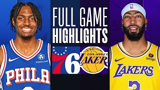 Game Recap: Lakers 101, 76ers 94