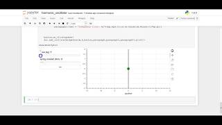 physics with python harmonic oscillator