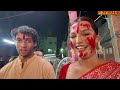 my first sindoor khela in kolkata 😍 dhunuchi dance durga puja vlog travelwsar