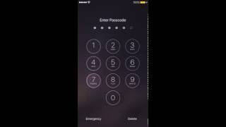 Adding a passcode on iPhone (iOS 9)