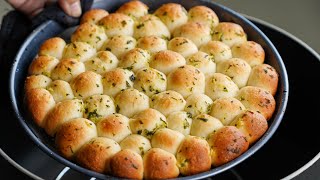 Eggless Mini Garlic Bread Recipe | Butter Garlic Bread | Easy Garlic Bread Recipe | N'Oven