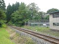 警笛 ﾎｲｯｽﾙ あり 秋田内陸縦貫鉄道 an8800形 桂瀬駅付近第4種踏切通過