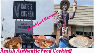 KATIE’S KITCHEN Breakfast Review! Authentic Amish owned Food Cooking Ronk’s Pennsylvania