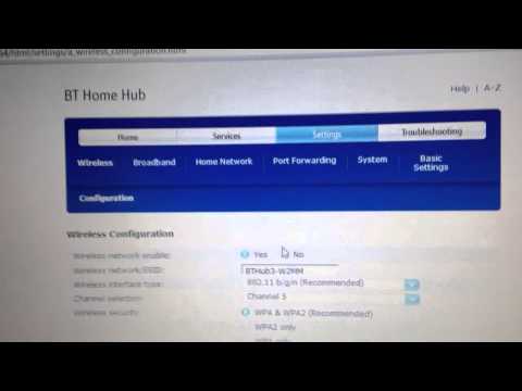 How to change Network Name (SSID) on BTHomeHub Wireless Router How to change Network Name (SSID) on BTHomeHub Wireless Router