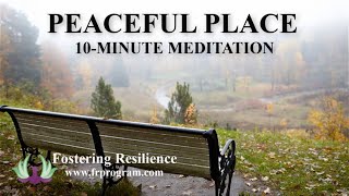 10-Minute Guided Meditation for Anxiety | No Music | Peaceful Place | Dr. KJ Foster
