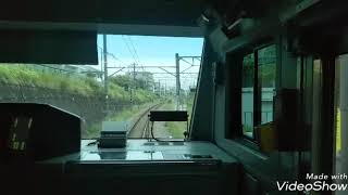 横浜線E233系6000番台  各駅停車東神奈川行き   (十日市場～中山)  前面展望