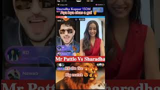 Mr patlu 👑 vs Sharadha kapoor/TikTok live match#live #match #