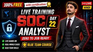 Class 22 | Windows Active Directory For SOC L1 - SOC Analyst Job Ready Free Course (Hindi)