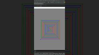 Python Turtle Fun #32 | Creating a Square Spiral with Dots Using Python Turtle! 🎨🐢🌀 #python