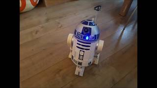 Star wars R2D2  toy hasbro 2002 testing in Belgium