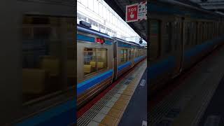 213系回送 岡山駅発車 #shorts