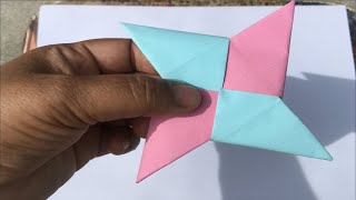 #234: How To Make a Paper Ninja Star | paper ninja star gun | ninja star origami | ninja star craft