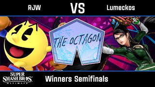 RJW (Pac-Man) vs Lumeckos (Bayonetta) - Ultimate Winners Semifinals - The Octagon #63