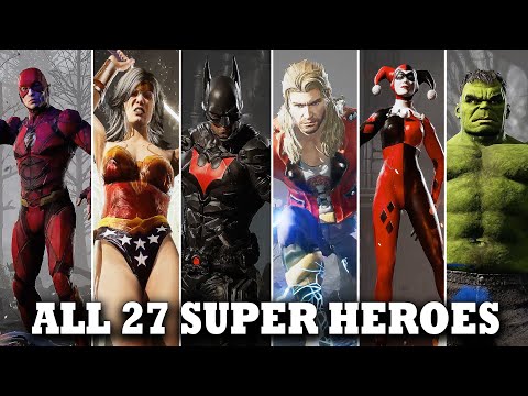 ALL 27 SUPER HEROES DESTROYED SUPERMAN IN GAME