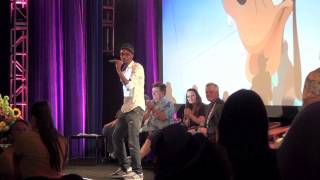 Tevin Campbell performs live at Disney's "A Goofy Movie" 20th Anniversary reunion at D23 Expo 2015