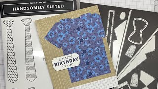 Stampin’ Up! Handsomely Suited Birthday Card Tutorial