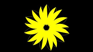 Draw a Beautiful Flower with Python Turtle| Python Turtle Graphics Design Ideas