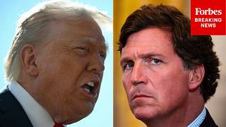 Tucker Carlson Mocks Trump’s Approval Rating As Feud Escalates