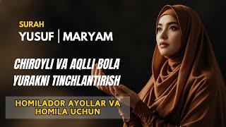 Homilador Onalar Uchun Yusuf va Maryam Surasining Moʻjizalari,Insha Allah, Chiroyli va Aqlli Farzand