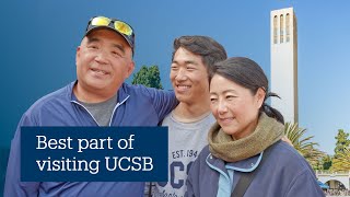 We asked parents: What's your favorite part about visiting your UCSB student?