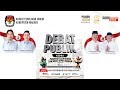 🔴 DEBAT PUBLIK KEDUA PASANGAN CALON BUPATI & WAKIL BUPATI MADIUN 2024