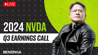 🔴WATCH LIVE: Nvidia Q3 2024 Earnings Call With Jensen Huang | $NVDA