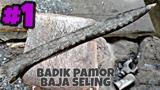 Membuat Badik pamor dari KABEL SELING