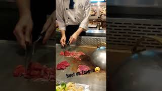 Beef on Teppanyaki/Japanese Cuisine #short SINGAPORE❤