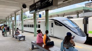 台鐵 212次 E1000 推拉式自強號 瑞芳離站 / 207次 EMU3000 新自強號 瑞芳進站