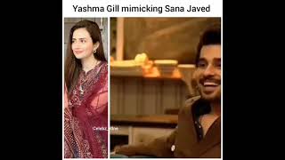 Yashma Gill Mimicking Sana Javed |Whatsapp Status |