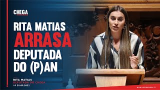Rita Matias arrasa deputada do PAN