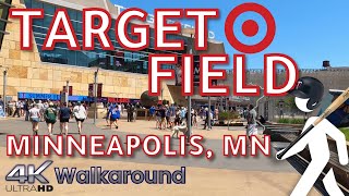 Walking tour at the Minnesota Twins Stadium Target Field | Minneapolis, MN | 4K