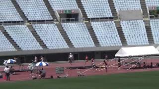 2014 0629 大阪選手権陸上競技大会　男子200m 準決勝1組