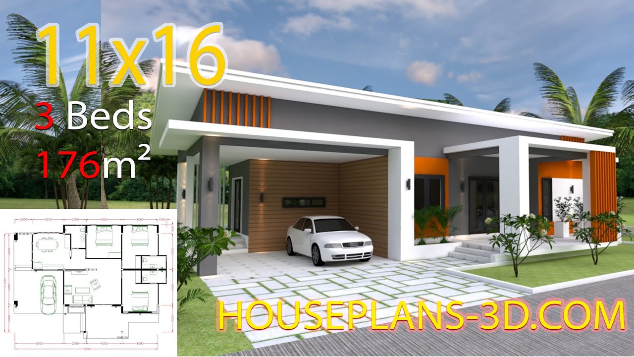 3 Bedroom House Floor Plan Design 3d Infoupdate Org