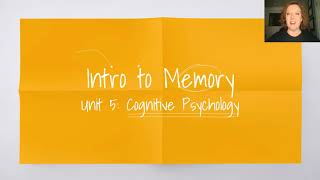 Introduction to Memory flipped video for AP Psychology by Christine Lee