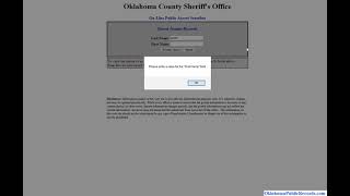 Free Criminal Background Check In Oklahoma (Online Arrest and Criminal Records Search Guide).