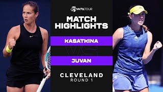 Daria Kasatkina vs. Kaja Juvan | 2021 Cleveland Round 1 | WTA Match Highlights