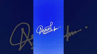 Arnav name signature style ✍️ | A letter signature style #new #signature #viral #trending #shorts