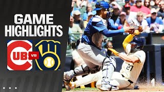 Cubs vs. Brewers Game Highlights (5/30/24) | MLB Highlights