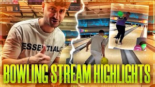 BOWLING MIT SIDNEY, WILLY, ELDOS, DULLEN, MUSTI & ERMIN!🎳🔥 IRL Stream Highlights🙌🏼