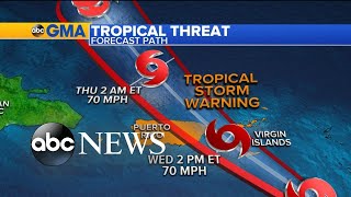 Puerto Rico on edge as Tropical Storm Dorian nears l ABC News