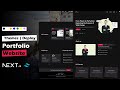 Portfolio Website Nextjs, React.js, Tailwind CSS, Framer Motion, Shadcn UI - Light and Dark mode