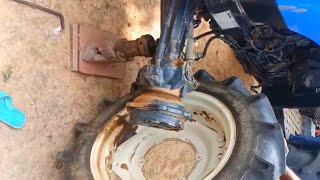 How to change 4wd tractor front axle oil seal  | New Holland 3600-2 Excel 🚜 #trending #new #viral