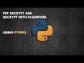 PDF encrypt and decrypt  | Using PyPDF2 | Python Tutorial | #mrlazyprogrammer