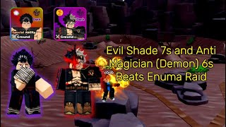 Evil Shade 7s Solos Enuma Raid All Star Tower Defense