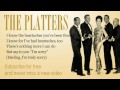 the platters i m sorry lyrics