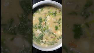 Yam and mustard leaves stew#ytshorts#arbisabzi#vegstew#trendingshorts