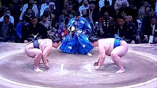 稀勢の里 vs 逸ノ城 2017年大相撲九州場所8日目 20171119