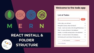 1. React Installation & Folder Structure #react #javascript